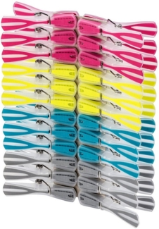 WENKO Wäscheklammern Modell Arrow, Wäscheclips mit rutschhemmender Spezialbeschichtung