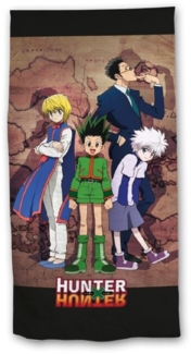 Hunter × Hunter Baumwollhandtuch Badehandtuch Strandtuch 70x140 cm aus Baumwolle
