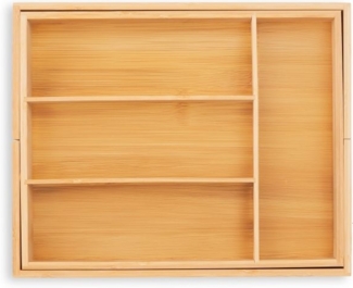 Ausziehbarer Besteckkasten aus Bambus 10048098