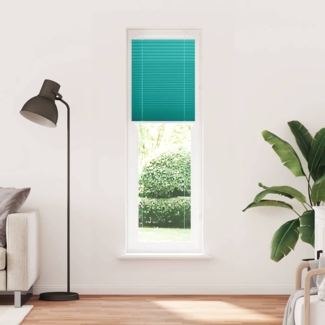 vidaXL Plissee Petrolgrün 60x200 cm Stoffbreite 59,4 cm Polyester 4015407