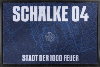 FC Schalke 04 Fußmatte Fussmatte Meine Heimat, rechteckig