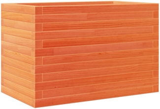 vidaXL Pflanzkübel Wachsbraun 70x40x46 cm Massivholz Kiefer 3282441