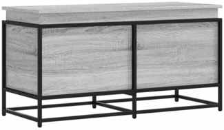 vidaXL Aufbewahrungsbox mit Deckel Grau Sonoma 100 x 40 x 51,5 cm 848807