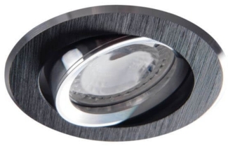 Kanlux Einbauleuchten Gwen 18531 max 50W 12V/230V rund IP20 Alu gebürstet schwarz18705