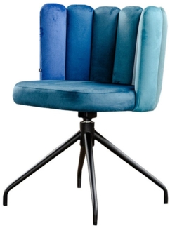 KAWOLA Esszimmerstuhl JADA Polsterstuhl - Bequemer Samt Stuhl - Drehbar (1 St), Eleganter Samtbezug. Velvet. Designstuhl. Stabil. Komfortabel