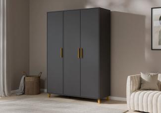 rauch Drehtürenschrank Kleiderschrank Schrank Garderobe Wäscheschrank SHINJO (in 3 verschiedenen Ausstattungen BASIC/CLASSIC/PREMIUM) Griffe und Füße aus Massivholz, viel Stauraum MADE IN GERMANY