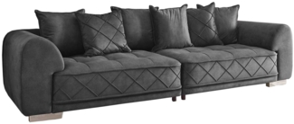 Big Sofa Sansibar / Santana , Stoff , Anthrazit , 314 x 90 x 112 cm