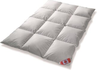 Canada Daunenbettdecke extra warme Winter Decke Kassetten Hochsteg, Füllung: Daune, nicht spezifiziert, Bezug: 100% Baumwolle, 8 cm Innensteg/Hochsteg