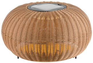 SLV ADEGAN, Outdoor Stehleuchte, flat, Solar, 2200 K, IP65, braun - Stand-, Wand- und Deckenleuchten (Outdoor)