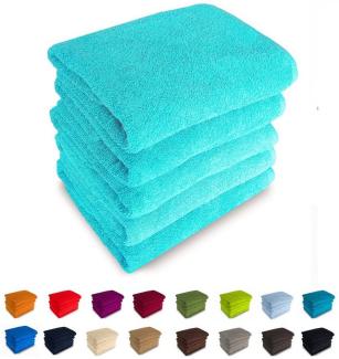 MatratzenL.A.B® Duschtücher 70x140 cm Rimini 500 g/m² Blauer Schwan®, 100% Baumwolle (Duschtücher), Badetücher, Frotee, 23 Farben, mit Aufhänger, einzeln verpackt