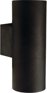 Nordlux Tin Maxi Outdoor Doppel Wandleuchte Schwarz