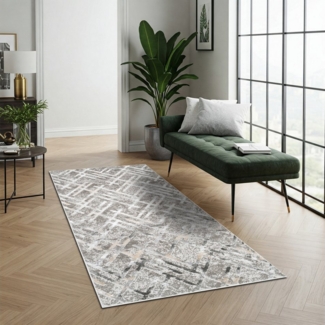 Tapiso Läufer CRYSTAL, rechteckig, Höhe: 8 mm, Wohnzimmer, Schlafzimmer, modern Design