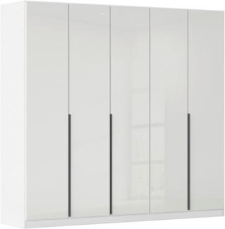 rauch Drehtürenschrank Kleiderschrank Kleiderschränke Schrank Garderobe AGORDO mit Glasfront (in zwei Griff-Farben, Breiten 91-360 cm) durchdachte Innenausstattung, in 7 Breiten und 2 Höhen MADE IN GERMANY
