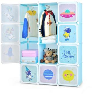 COSTWAY Kinderkleiderschrank