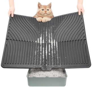 NUODWELL Tierkissen Katze Wurf Matte,wasserdicht und waschbar Katze Wurf Catcher Pad