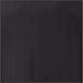 vidaXL Teppich Quadratisch Dunkelbraun 100x100 cm Bambus 376941