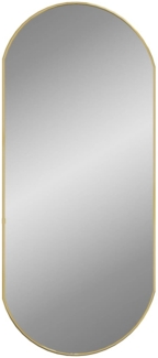 vidaXL Wandspiegel Golden 90x40 cm Oval 348200