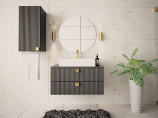 Badmöbel-Set Grentis IV (Farbe: Grau)