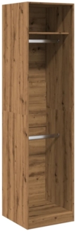 vidaXL Kleiderschrank Artisan-Eiche 50x50x200 cm Holzwerkstoff 3307791