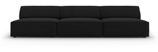 Micadoni 3-Sitzer Sofa Jodie Black