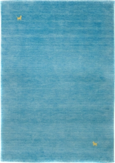 Morgenland Gabbeh Teppich - Indus - Asteria - rechteckig - 90 x 60 - Blau