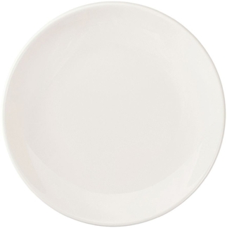 COMAS MILENA COUPE flacher Teller 21 cm, 6 Stück, Porzellan