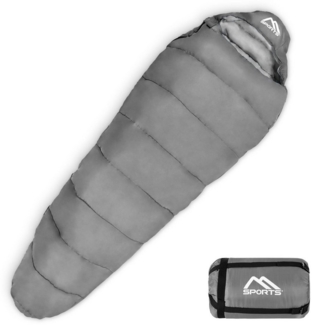 MSports® Schlafsack Schlafsack Outdoor inkl. Tragegurt - Camping, Reise, Festival