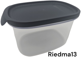 TUPPERWARE Vorratsdose Tupperware Ultra Clear Eidgenosse klar Behälter 1L oval