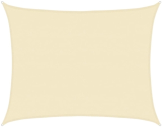 vidaXL Sonnensegel 160 g/m² Creme 6x7 m HDPE 311194