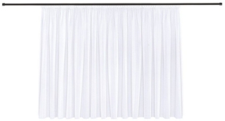 Gerster Gardine Alina (1 St), Smokband, halbtransparent, Wirkware, Pflegeleichte, matte Effekt-Webware