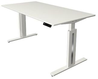 Kerkmann Move 3 Schreibtisch Steh und Sitztisch fresh (B) 160 x (T) 80 cm ahorn