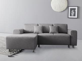 Guido Maria Kretschmer Home&Living Ecksofa Györ, L-Form, wahlweise mit Bettfunktion und Bettkasten incl. 2 Zierkissen