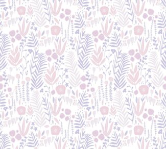 A.S. Création Vliestapete Little Love, glatt, Wald, botanisch, floral, Kindertapete Tapete Blumen Tapeten Kinderzimmer modern Design Optik