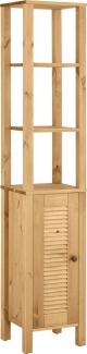 Home affaire Hochschrank Ayanna Badschrank aus Massivholz, FSC®, Breite 33 cm, Höhe 170 cm