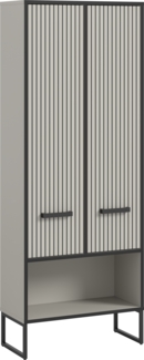 Hochschrank (B/H/T: 59x159x32 cm) in Kaschmir Nachbildung