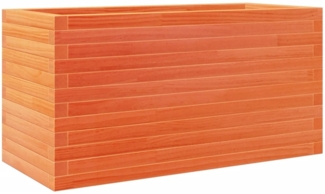 vidaXL Pflanzkübel Wachsbraun 90x40x45,5 cm Massivholz Kiefer 847270