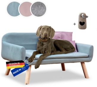 Rohrschneider Tiersofa edles Hundesofa Hundecouch CHICAGO inkl. Hundekotbeutelset