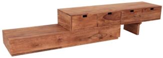 Fernsehtisch 260x40x40 aus indischem Sheesham-Massivholz