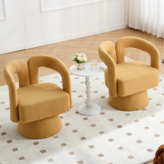 STILVORA Relaxsessel Akzentstühle um 360° drehbar,Sessel mit breit Polsterung,Stoffsessel