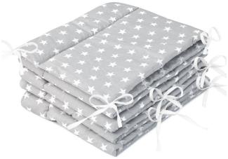 Amilian Bettnestchen Bettumrandung 360x30 cm für Babybett 120 x 60 cm geeignet (rundherum), (Nestchen, Kantenschutz), Umrandungen