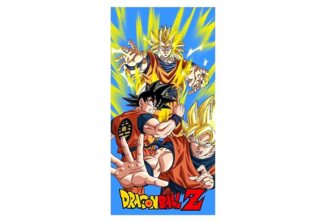 Dragon Ball Badetuch Son Goku, Mikrofaser, Jungen Strandtuch 70 x 140 cm schnelltrocknend