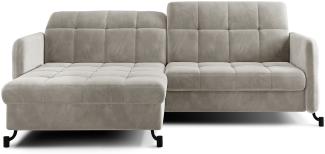 Lorelle, Ecksofa, Eckcouch, Beige