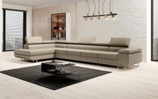 Luxusbetten24 Schlafsofa Designer Sofa Maxi, mit Schlaf- und Klapptfunktion