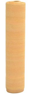 Zaunblende, Schattiergewebe, Sichtschutz Sandfarbe 1,2x10 m HDPE 195 g/m²