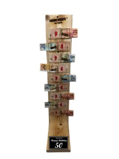Eiserne Reserve® Geschenkbox 50 Happy Birthday - Eiserne Reserve Mausefalle Deluxe 9er Geldgeschenk