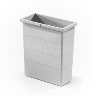 HAILO 1075989 Inneneimer 14 Liter in Signalgrau für Abfallsorter CARGO-Soft / Eimer / Abfalleimer
