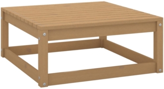 vidaXL Gartenhocker 70x70x30 cm Honigbraun Massivholz Kiefer 805673