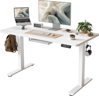 Elektrischer Schreibtisch Höhenverstellbar 100x60 cm 3 Memory Anti-Kollisions