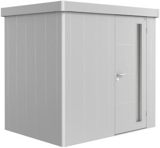 Biohort Gerätehaus Neo®
1B: 236 x 180 x 222 (b x t x h) cm silber-metallic