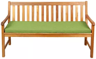 Gutekissen® Sitzkissen für Bank, Gartenschaukeln, Sitz, glatt. FK5 (200 x 50 x 5, Limette)